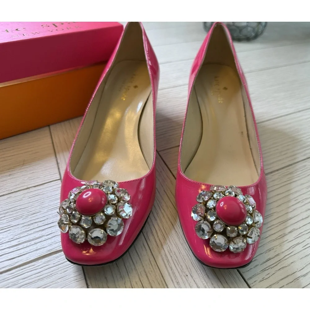 Kate Spade Decadent Lipstick Pink Patent Leather 2